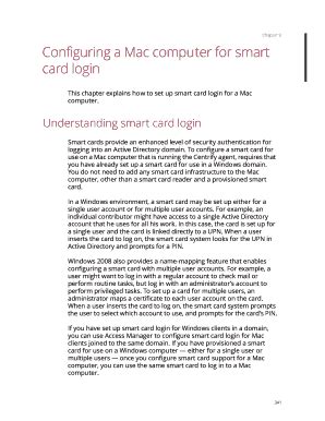 Configuring a Mac Computer for Smart Card Login 